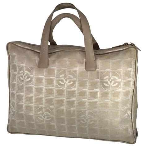 chanel new travel line tote|Chanel pet carrier bag.